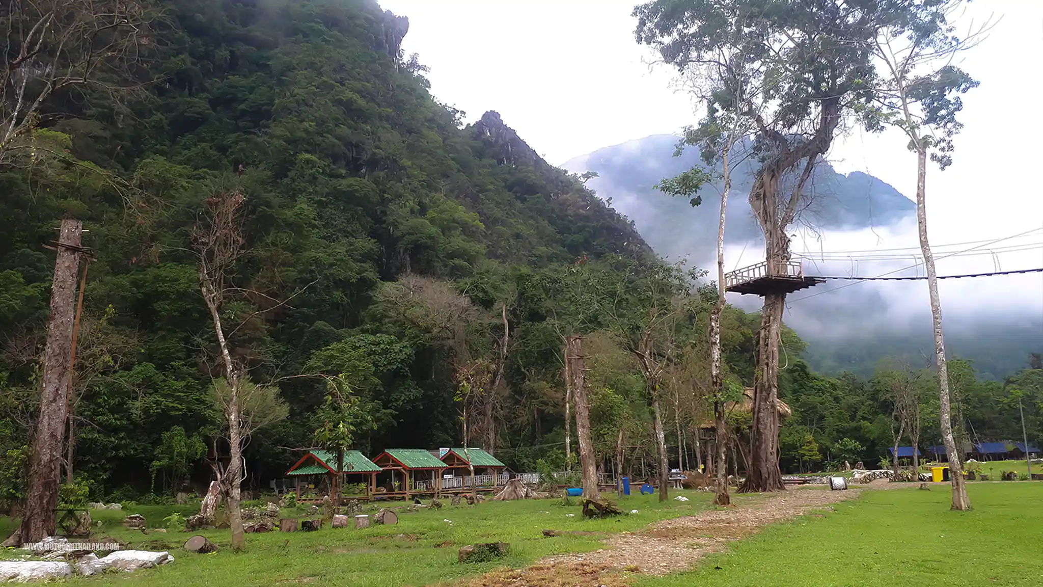 Laos Solo Ride Map Day 7