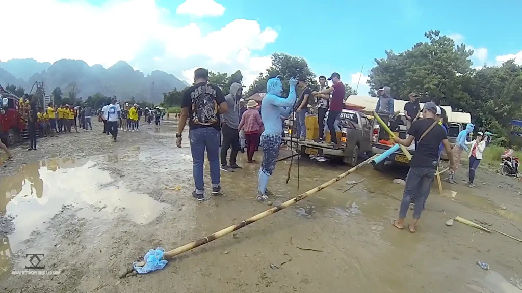 Laos Vang Vieng Rocket Festival Bun Bang Fai 22