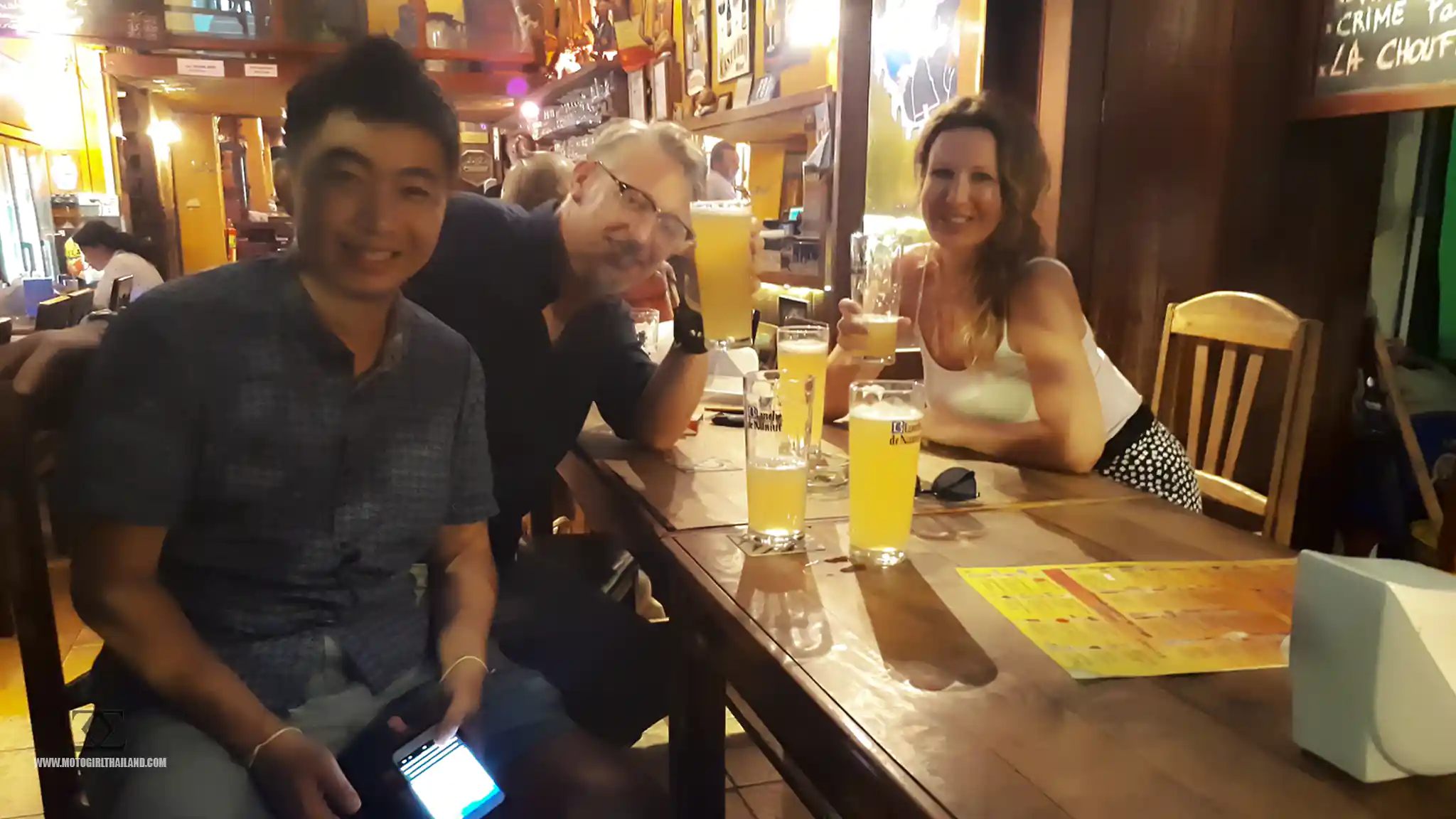 Laos Vientiane Meeting Friends
