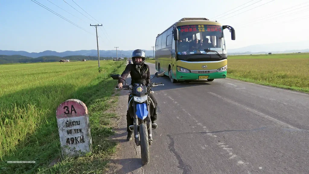 Laos Muang Sing Road to Chinese Border