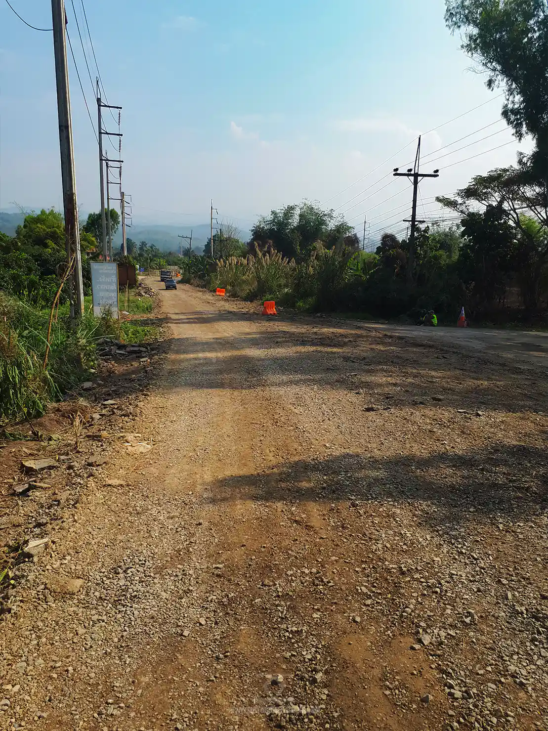 Mae Suai Dam Gravel Road
