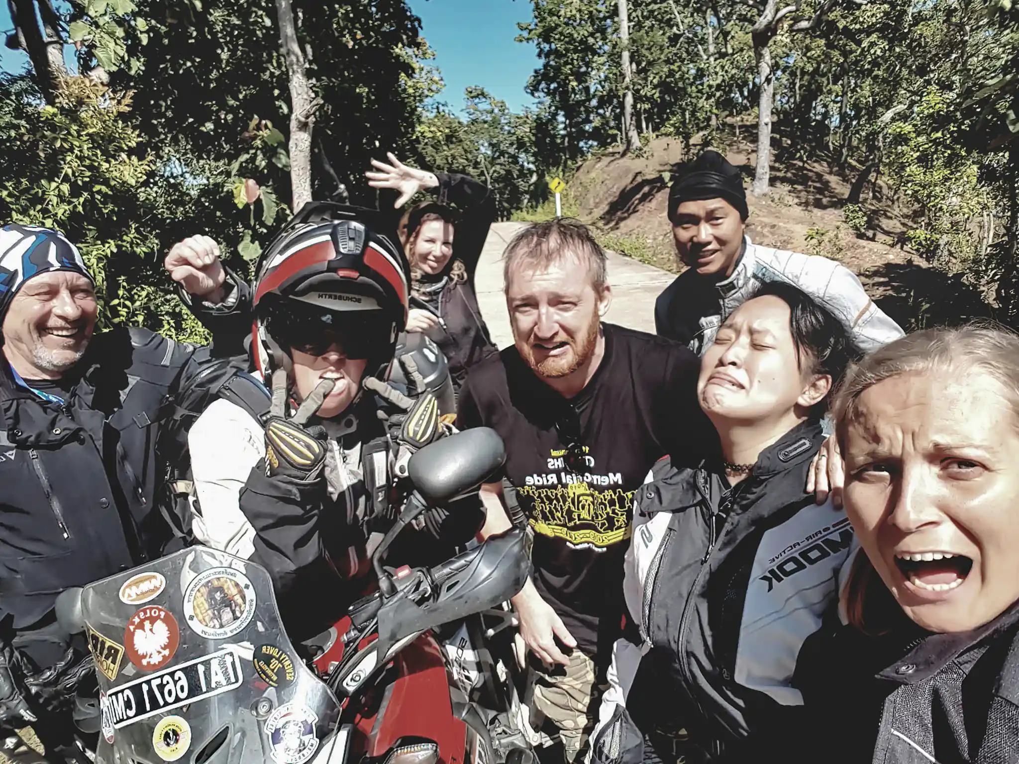 group of motorcycle riders