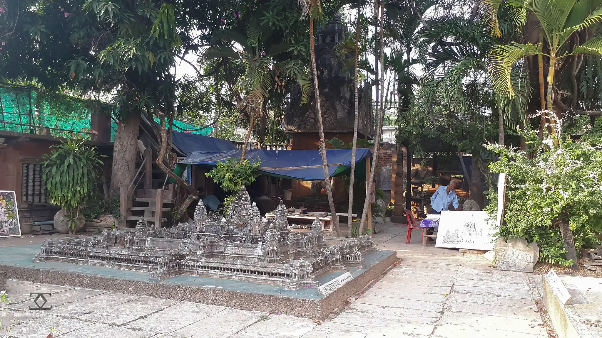 Miniature Replicas of Angkor's Temples Siem Reap Cambodia
