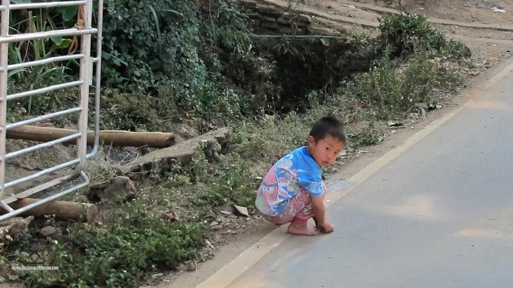 Hmong Hilltribe Boy