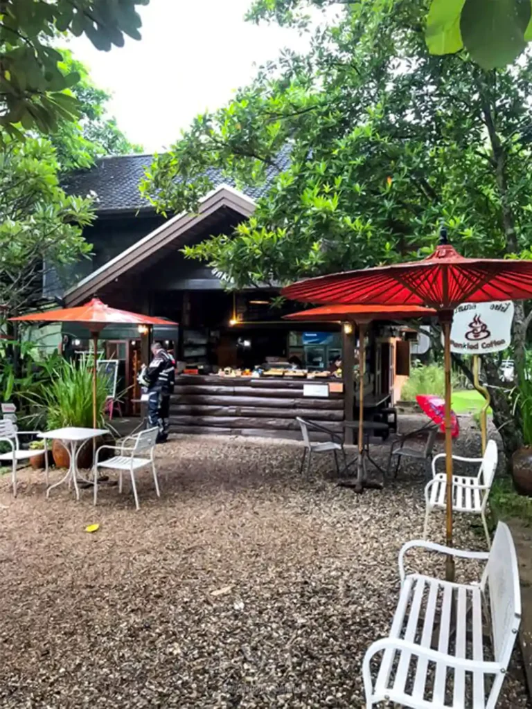 a cafe garden