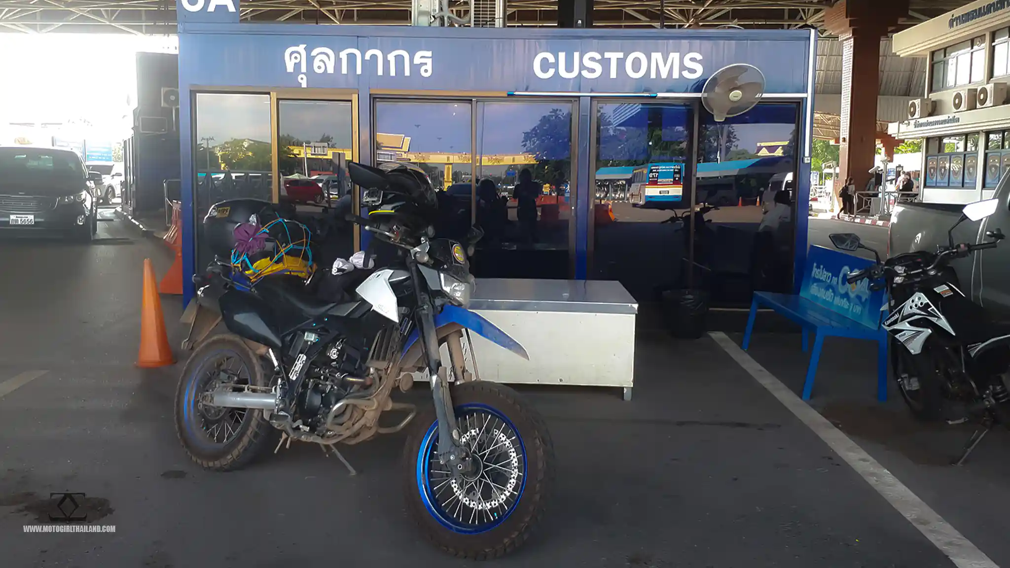 Vientiane Border Customs Bike