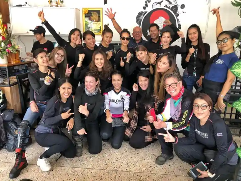 WRWR Biker Chicks Thailand Group Photo Zed