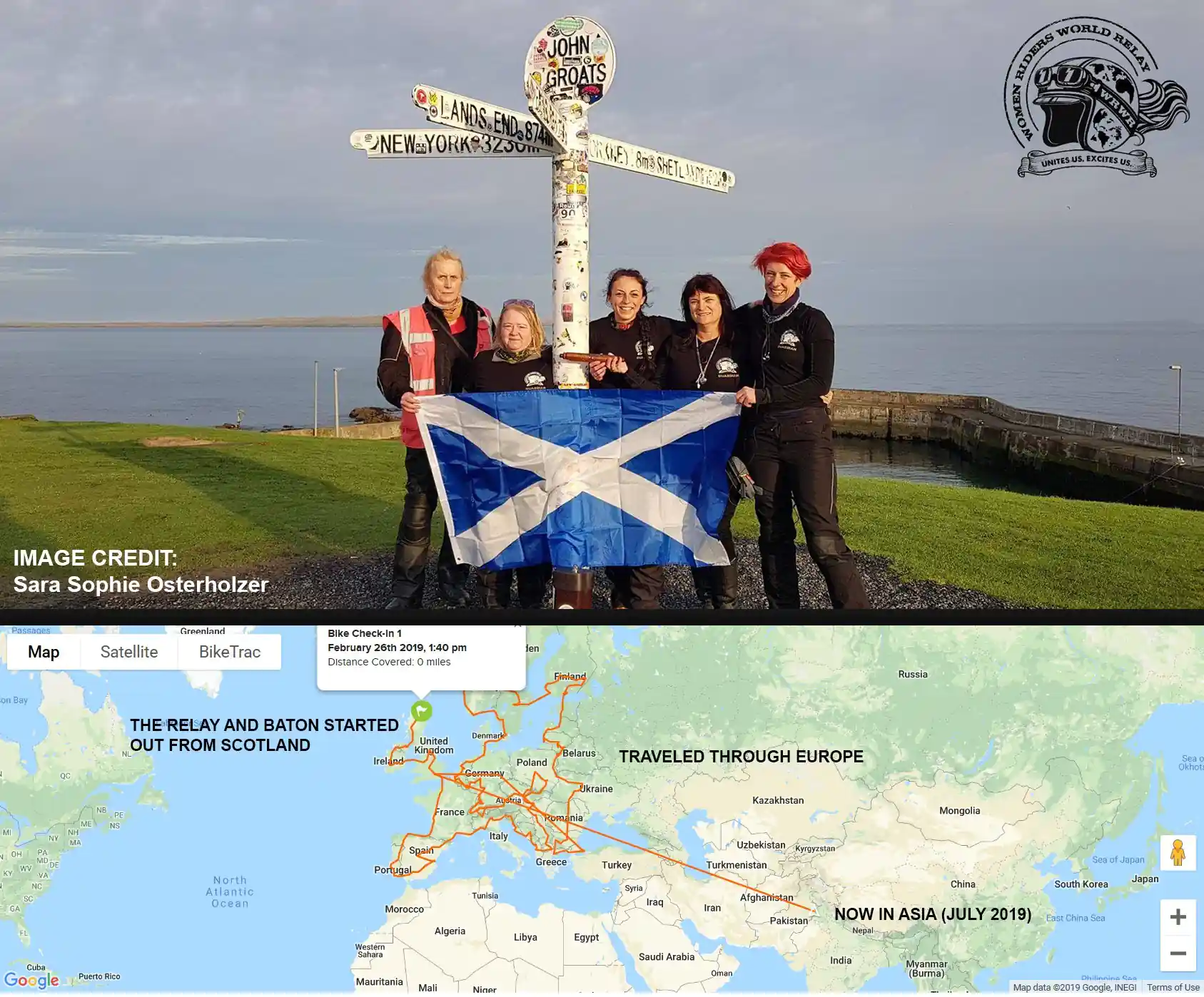 WRWR Women Riders World Relay Scotland