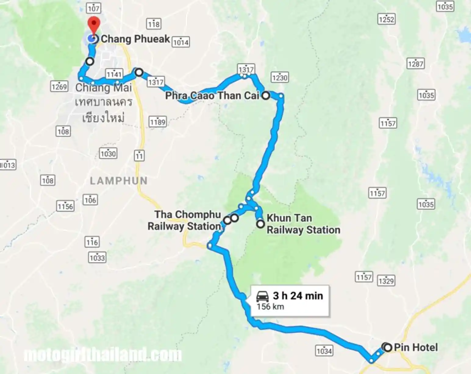 Wat Chaloemprakiet Lampang Route Day 2